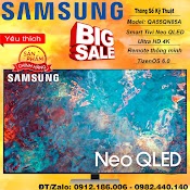 Smart Tivi Neo Qled 4K 55 Inch Samsung Qa55Qn85A Chính Hãng (Liên Hệ Với Người Bán Để Đặt Hàng)