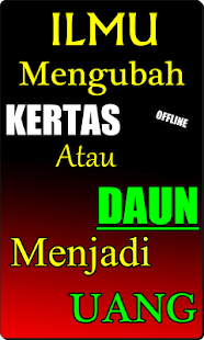 ILMU MENGUBAH KERTAS/DAUN MENJADI UANG TERBARU - náhled