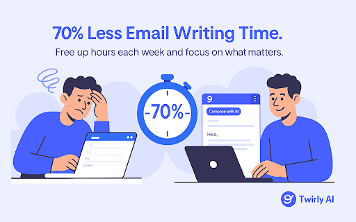 Twirly AI – Instant AI Email Assistant for Gmail