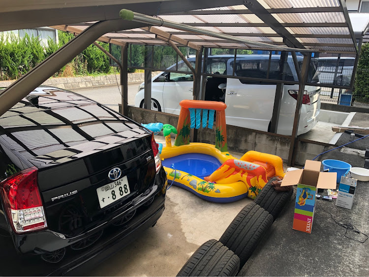 アルファードのアルファード・プリウス・洗車に関するカスタム事例の投稿画像1枚目