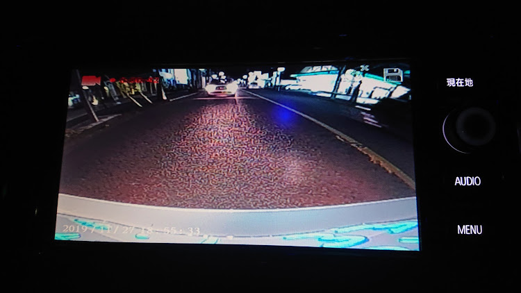 マークX G'sのRACING GEAR Rear-view camera RECORDERリアビューカメラレコーダーに関するカスタム事例の投稿画像3枚目
