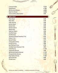 Vasantha Bhavan Hotel menu 3