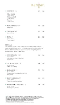 Kangan- The Westin menu 6