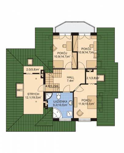 APS 176 - Rzut poddasza