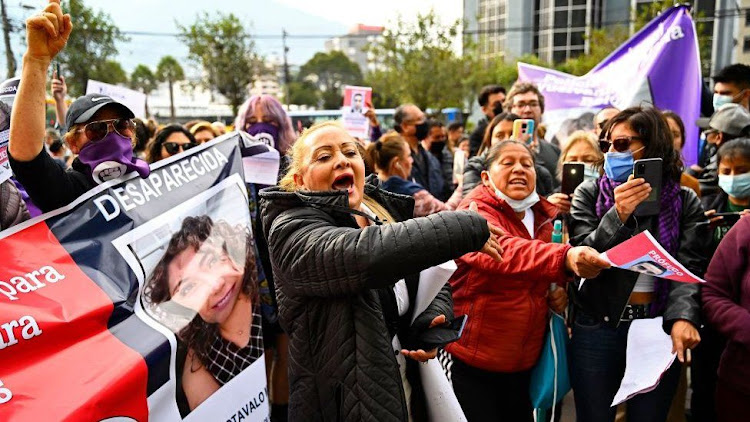 Protesters in Quito have demanded justice