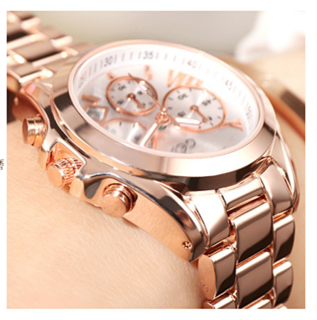 Title 4, Luxury rose gold women casual watch