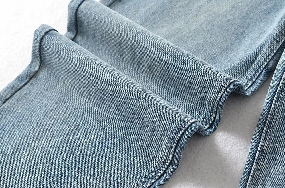 Title 19, Womens Streamer Straight Jeans