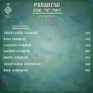 Paradiso menu 6