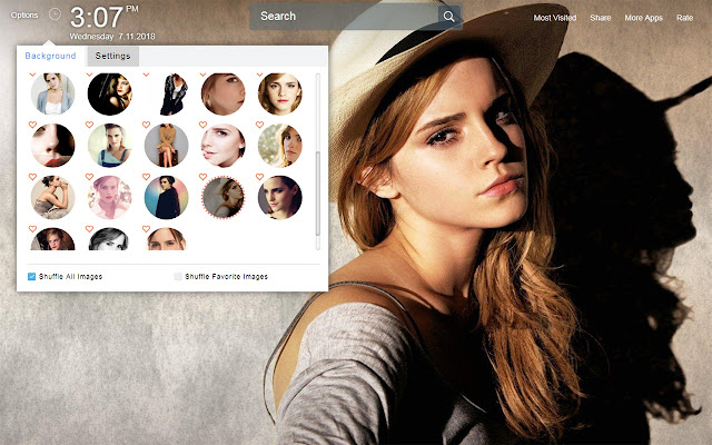 Emma Watson Wallpapers Theme New Tab