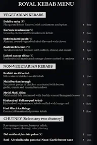 Willows, The Westin Chennai Velachery menu 1