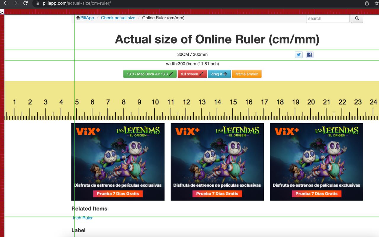 Grid Lines Ruler Preview image 1