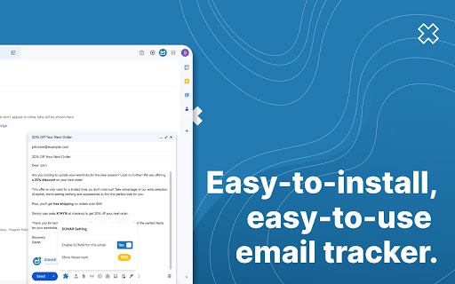 SONAR Email Tracker for Gmail - Secure & Free