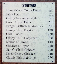 Denim Bistro menu 1