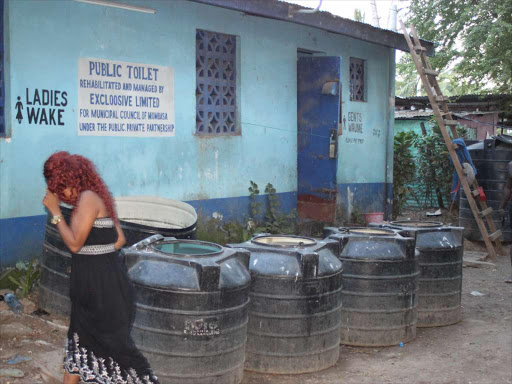 Jomo Kenyatta public beach toilet in Mombasa on May 1,2016 Photo / John Chesoli