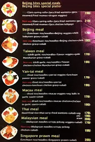 Beijing Bites menu 2