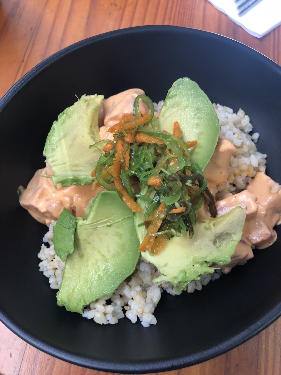 GF spicy tuna bowl