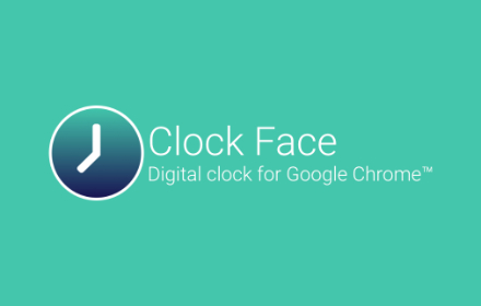 Clock Face: Digital clock for new tab page Preview image 0