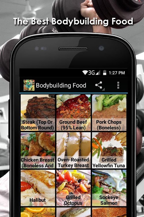 Android application Bodybuilding Food screenshort
