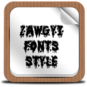 Zawgyi Fonts Style  Icon