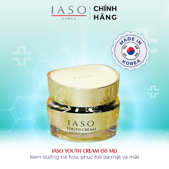 I73 Kem Dưỡng Trẻ Hóa, Phục Hồi Da Mặt Và Mắt Iaso Youth Cream 50Ml