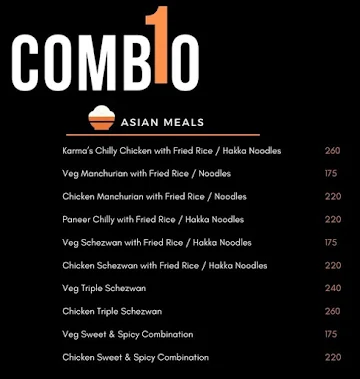 Combo 10 menu 