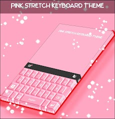 Pink Stretch Keyboard Themeのおすすめ画像1