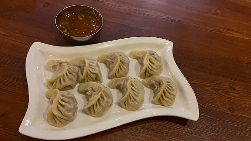 Mutton Steamed Momos [8 Pieces]