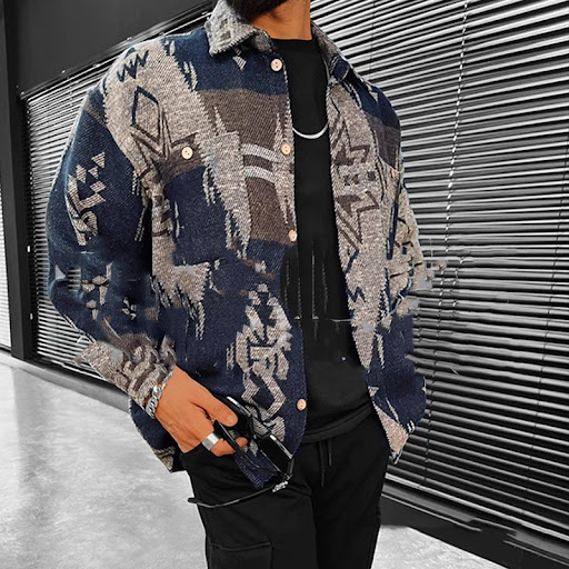 Title 5, Mens Plaid Long Sleeve Shirt Jacket A comforta...