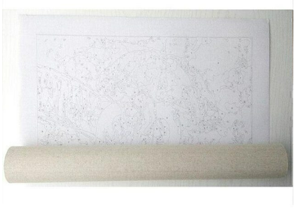 Title 3, Digital Frame Oil Painting Coloring Painting