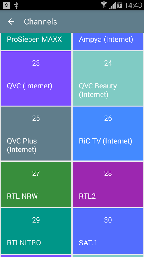 Android application Remote for 2015 Samsung TV Pro screenshort