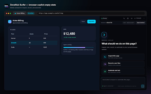 DevsHub AI Surfer screenshot 3