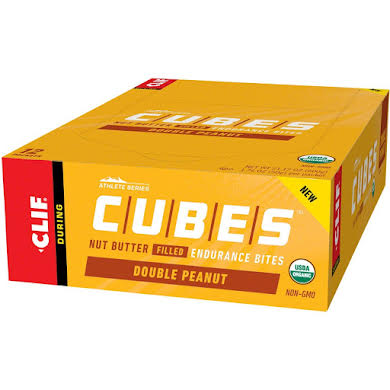 Clif Bar Cubes: Double Peanut, Box of 12