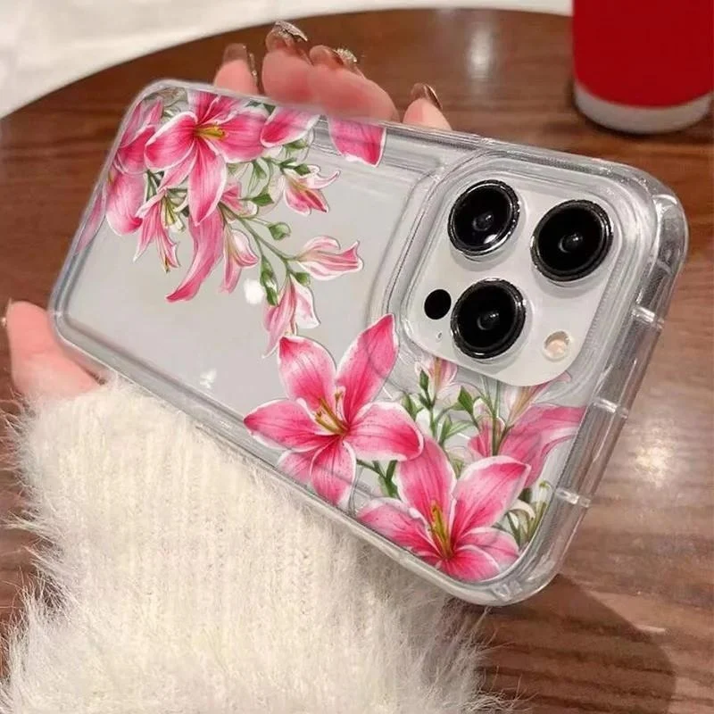 Title 5, New Lily Flowers Phone Case All-inclusive, prov...