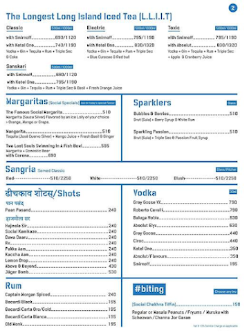 Dreamcann Foods Pvt Ltd menu 