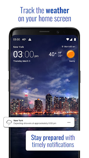 Screenshot Transparent clock and weather