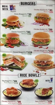 KFC menu 2