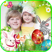 Happy Easter Photo Frame  Icon