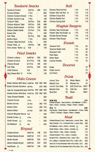 Nazeer Foods menu 1