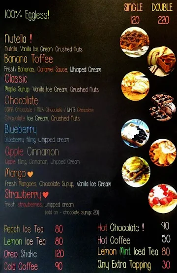 Wafflesome menu 