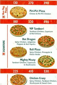 VIP Pizza menu 2