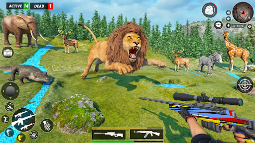 Screenshot Lion Hunting Games 2023: FPS