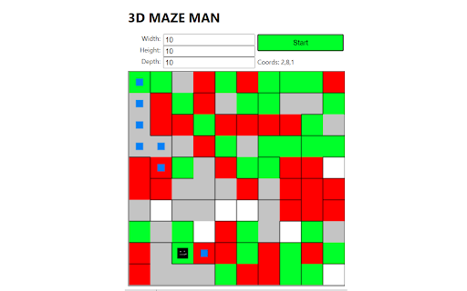 3D Maze Man