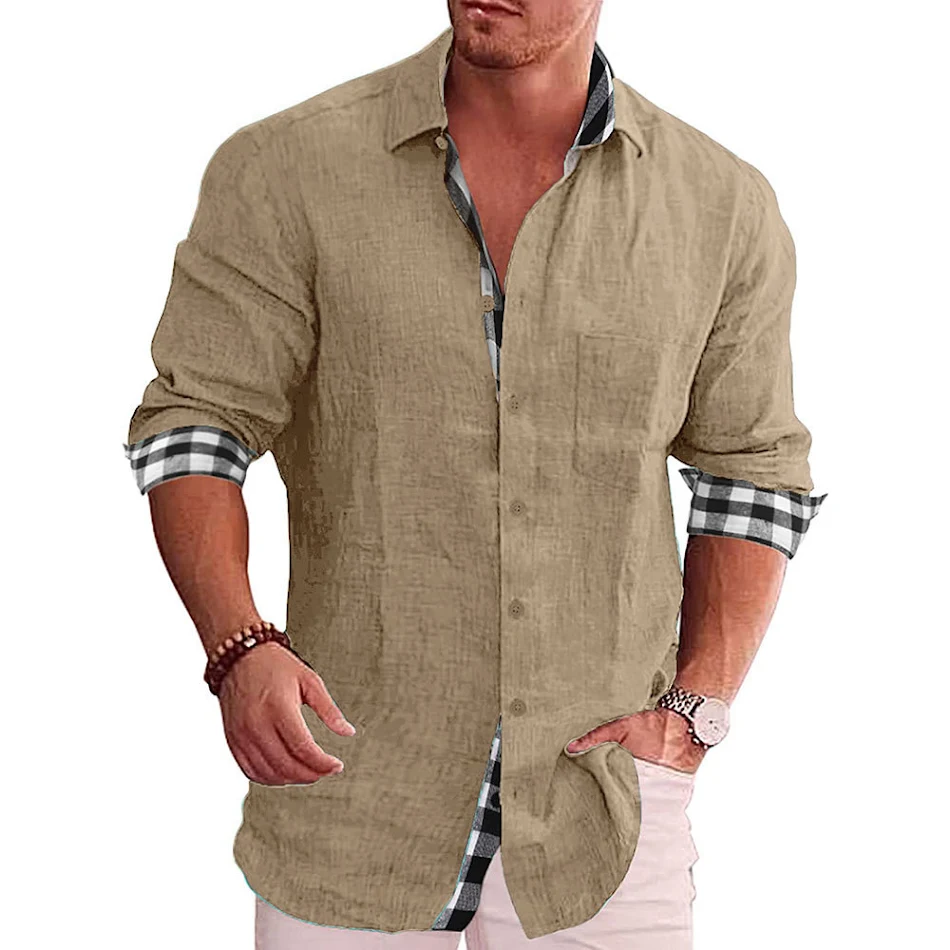 Camisa masculina manga longa casual, ideal para diversas ocasiões. Conforto e estilo que combinam com seu dia a dia. Compre já a sua.