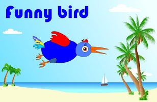 Funny Bird. At the beach Screenshot