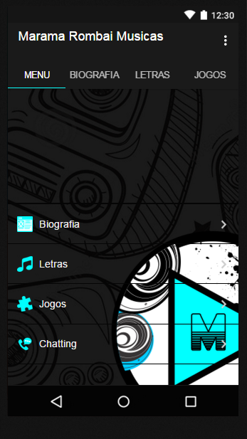 Android application Marama Rombai New Letras screenshort