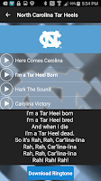 UNC TAR HEELS Ringtones  - Off Screenshot