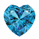 Download Blue Hearts Crystal Diamonds Wallpaper For PC Windows and Mac 1.0