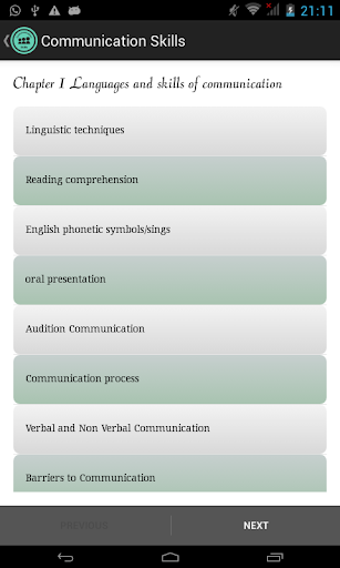 Communication Skills