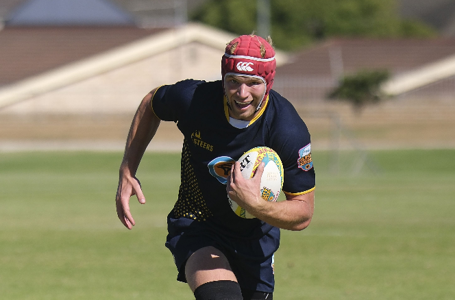 Madibaz captain Leon van der Merwe was voted the Player that Rocks in his team’s fifth straight win in the FNB Varsity Shield this season