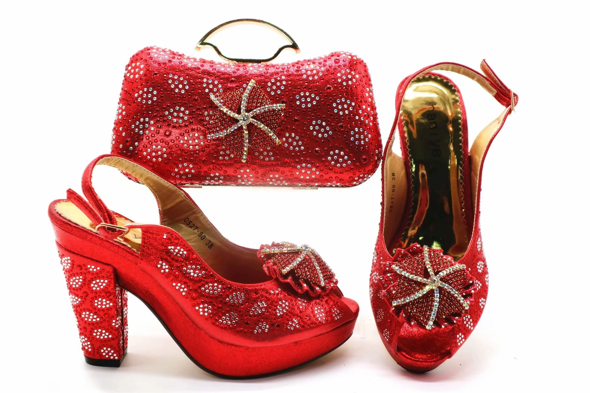 Title 5, Zapatos de boda de verano con tacón grueso y bo...